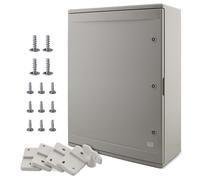 BOXEXPERT Armario de distribución de plástico ABS para flotas IP65 gris/transparente (ABS, 600x800x260mm gris)