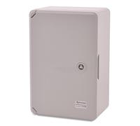 BOXEXPERT Armario de plástico ABS Armario de distribución Fleet IP65 gris/transparente (ABS, 300x200x130mm gris)