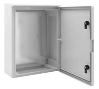 BOXEXPERT Carcasa de plástico con techo de lluvia, plástico ABS, IP65, carcasa industrial, carcasa vacía con techo impermeable, 500 x 400 x 175 mm, gris, carcasa de la serie Fleet Roof