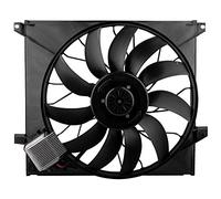 BOXI - Ventilador de refrigeración sin escobillas para radiador compatible con Mercedes Benz ML55 AMG 2000 2001 2002 2003 (reemplaza # 1635000293)