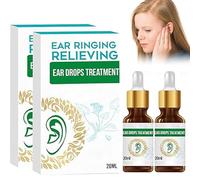 Boxiatil Lavaggio delle orecchie, 2pcs Ear Soothing Drops Calmante Del Oído, Gotas Para El Oído, Gotas Para El Oído Que Alivian La Obstrucción Del Oído Interno, Acúfenos, Molestias Del Oído