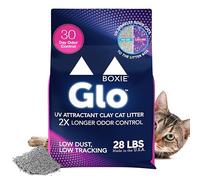 Boxie® GLO™ Natural Attractions™ - Arena para Gatos con Control de olores por 30 días, 28 Libras Boxiecat 99.9% Libre de Polvo