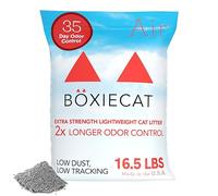 Boxiecat Air Lightweight - Arena para Gatos aglutinante, Extra Fuerte, sin Aroma, 16 Libras, fórmula a Base de Plantas, se Mantiene Ultra Limpia, Control de olores Alimentado por