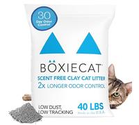 Boxiecat Arena para Gatos aglutinante, Olor, fórmula de Arcilla, Caja de Arena Ultra Limpia, Control de olores más Duradero, Arena aglutinante Dura, 99.9% Libre de Polvo