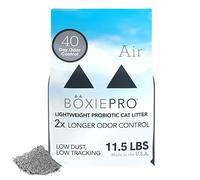 BoxiePro Air - Arena Ligera para Gatos, Limpieza Profunda, sin Olor, Dura y aglutinante, fórmula a Base de Plantas, hogar más Limpio, Caja de Arena Ultra Limpia, Control de olores Alimentado por