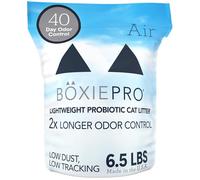 BoxiePro Aire Ligero, Limpieza Profunda, sin Aroma, Arena Dura para Gatos, fórmula a Base de Plantas, hogar más Limpio, Caja de Arena Ultra Limpia, Control de olores Alimentado por probióticos, 99.9%