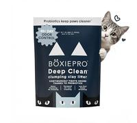 BoxiePro Limpieza Profunda, sin Olor, Arena para Gatos aglutinante probiótica, fórmula de Arcilla, hogar más Limpio, Caja de Arena Ultra Limpia, Control de olores Alimentado por probióticos, Arena