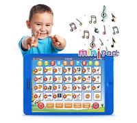 Boxiki Kids Tableta educativa Inglesa, Divertida Tableta para niños con 6 Juegos educativos para niños pequeños para el Desarrollo temprano del niño, Juguete para Aprender números,