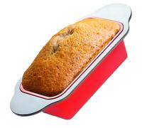 Boxiki Kitchen Molde para Pan Antiadherente de Silicona con Marco de Acero - Perfecto para Hornear Pan de Plátano, Pan de Sandwich, Pound Cake y Carne Mechada