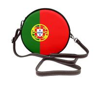 BOXILTD Bandolera con bandera de Frisia, bolsa cruzada de cuero con correa ajustable, perfecta para el trabajo, viajes y compras, bandera de portugal, Talla única