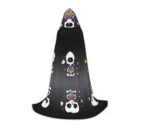 BOXILTD Capa con capucha para jóvenes con estampado de conjuración de | Ignite espeluznante diversión de Halloween para los jóvenes, ideal para truco o trato, fiesta de cosplay y disfraz temático