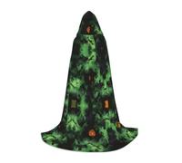 BOXILTD Capa con capucha para jóvenes con estampado de conjuración de | Ignite espeluznante diversión de Halloween para los jóvenes, ideal para truco o trato, fiesta de cosplay y disfraz temático