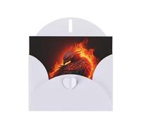 BOXILTD Firebird - Tarjetas de felicitación, tarjetas de Navidad, tarjetas de cumpleaños y tarjetas de agradecimiento con sobres para todas las ocasiones