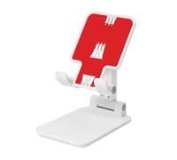 BOXILTD The Hamburg Flag - Soporte universal para teléfono celular, soporte de escritorio ajustable para oficina, hogar y viajes, color negro
