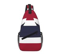 BOXILTD West Virginia Flag Crossbody Bag para mujeres y hombres, mochila bandolera, bolsa de viaje, senderismo, bolsa de pecho, trabajo y viajes, Thailand Flag, One Size