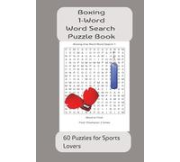 Boxing 1-Word Word Search Puzzle Book: 60 Puzzles for Sports Lovers