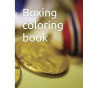 Boxing coloring book