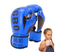 Boxing Guantoni Niños | Guantes de sparring suaves transpirables | Guantes de entrenamiento de boxeo para niños de 5 a 12 años | 6 una vez 22 cm en material cómodo para artes marciales, autodefensa