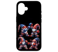 Boxing Gym Graphic For Men Patriotic 4th of July Gnomes Carcasa para iPhone 16