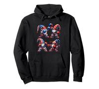 Boxing Gym Graphic For Men Patriotic 4th of July Gnomes Sudadera con Capucha