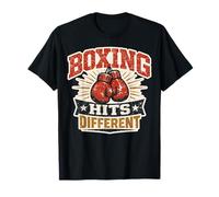 Boxing Hits Different Vintage Camiseta