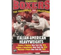 BOXING - ITALIAN-AMERICAN HEAVYWEIGHTS - CARNERA v SHARKEY NEW YORK CITY 1933, CARNERA v IMPELLETIERE NEW YORK CITY 1935, MARCIANO v MOORE NEW YORK CITY 1955 - VERY COLLECTABLE NOWDAYS AND BECOMING HARD TO FIND - NEW & FACTORY SEALED - VERY RARE