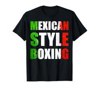 Boxing México Boxers Gloves Fighter Mexican Guerrero Azteca Camiseta