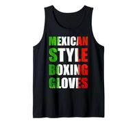 Boxing México Boxers Gloves Fighter Mexican Guerrero Azteca Camiseta sin Mangas