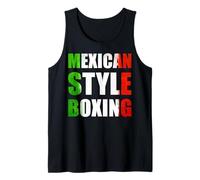 Boxing México Boxers Gloves Fighter Mexican Guerrero Azteca Camiseta sin Mangas