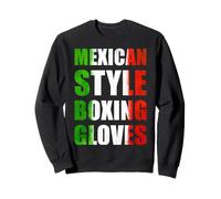 Boxing México Boxers Gloves Fighter Mexican Guerrero Azteca Sudadera