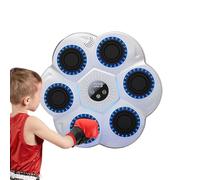 Boxing Music Machine - 15.94 Inches Smart Punch Trainer | Interactive Boxing Target - Digital Display Training Game For Home Gym Fitness Exercise Fun and Active Play Family Friends Students Men Women