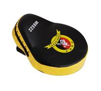 Boxing Pads Curved Focus Mitts - Maya PU Leather EVA Sponge 25x19x4.5cm | and Jab Training Pads, Adjustable Strap Ventilated, MMA Thai Kickboxing Coaching Martial Arts Punching Hand Target