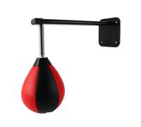 Boxing Punch Bag | Bola de entrenamiento reflejo montada en la pared | Piel sintética - Accesorios de boxeo para hombres, mujeres, adolescentes y adultos | Ideal para el entrenamiento para