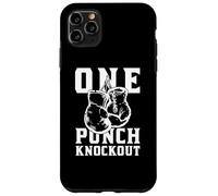 Boxing Punch Knockout King of the Ring Boxing Boxer Gloves Carcasa para iPhone 11 Pro Max
