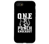 Boxing Punch Knockout King of the Ring Boxing Boxer Gloves Carcasa para iPhone SE (2020) / 7 / 8
