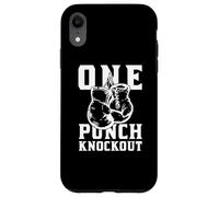 Boxing Punch Knockout King of the Ring Boxing Boxer Gloves Carcasa para iPhone XR