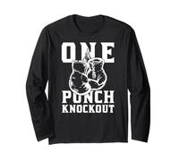 Boxing Punch Knockout King of the Ring Boxing Boxer Gloves Manga Larga