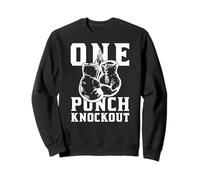 Boxing Punch Knockout King of the Ring Boxing Boxer Gloves Sudadera