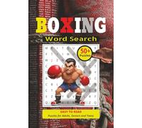 Boxing Word Search Puzzle Book: Word Searches with easy to read about Boxing, and More |6X9 inches, 110 pages, | 50+ Puzzles Gift for vacations and holidays.