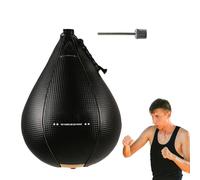 Boxinga Speeda Balla - Kit de entrenamiento de piel sintética para artes marciales mixtas, Muay Thai, de piel sintética, para golpear y golpear la velocidad, bolsa elástica para boxeo, gimnasio, boxeo