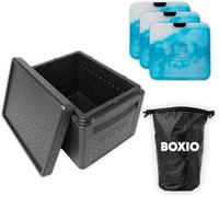 BOXIO - Cool Plus: Nevera pasiva sin electricidad con zonas de temperatura modulares gracias a los Pan de Hielo. Ideal para mantener fresco o caliente mientras acampa o viaja.