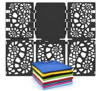 BoxLegend Doblador Ropa V1 plus Tabla Para Doblar Ropa Doblador Camisetas Fácil y Rápido Plegado de Prendas de Adultos y Niños Negro