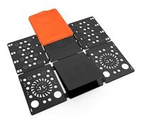 BoxLegend V3 Doblador Camisetas Doblador Ropa Tabla Para Doblar Ropa Plegado Rápido y Conveniente Camisas Para Niños y Adultos ,Negro