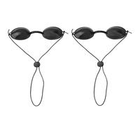 BOXOB 2 Pares Gafas Protectoras para Protección Ocular con Luz Roja, Gafas de Bronceado para Tomar el Sol Proceso de luz LED IPL