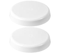 BOXOB 2 Pzs Tapa Ventilación Tipo Hongo para Techo de Caravana Keystone, Repuesto Cubierta Plástico Impermeable para Ventilación Plomería del Vehículo (Blanco)