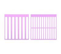 BOXOB 2uds Regla Pintura Diamante, Guía para Pintura de Diamantes con Rayas y Cuadros Herramienta Alineación Puntos Bricolaje para Lienzo Redondo de Club Arte