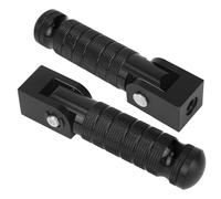 BOXOB 2uds Reposapiés de Moto, 90 Grados Plegables Clavijas de Bicicleta Mini Pedales Universales Antideslizantes Accesorios Repuesto para Bicicletas Eléctricas Motos Cross Karts Scooters