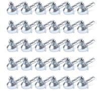 BOXOB 30uds Clavijas de Repuesto para Soporte de Estante, Aleación Zinc Compatibles con La Estantería Billy Ikea Parte 131372