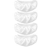 BOXOB 4 Almohadillas para Trapeador a Vapor, Paños de Microfibra para Limpiadores a Vapor Accesorios Lavables Compatibles con Comforday, Bissell Steam Shot, PurSteam (Blanco)