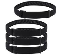 BOXOB 4pzs Correa Elástica para Faros Delanteros, Headlamp Strap Cinturón Cómodo para Faros Delanteros Soporte para Correa para Faros Delanteros Compatible con Black Diamond Petzl Energizer